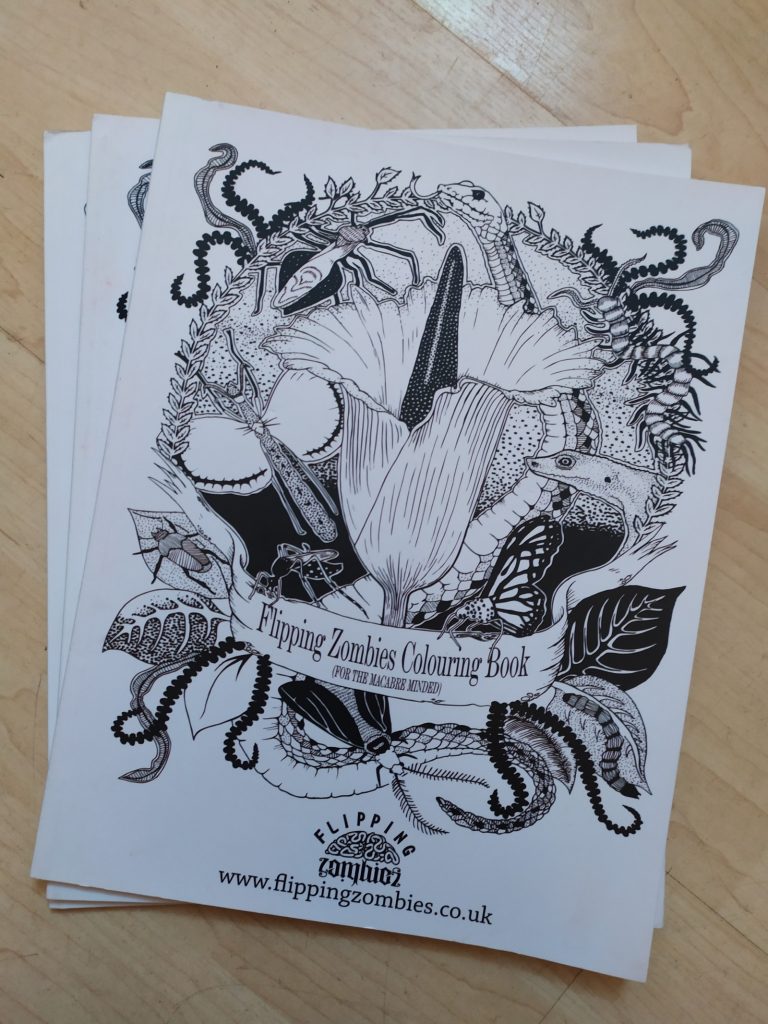 Flipping Zombies Giclee Prints and Collectors Dolls